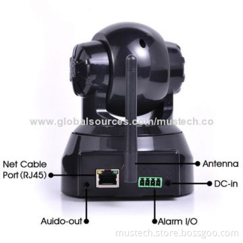 P2P MJEPG IR-cut IP Camera, Supports Night Vision Range Up to 8m, 12V DC/2.0A Power SupplyNew